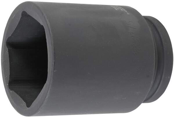 Kraft-Steckschlüssel-Einsatz Sechskant, tief | Antrieb Innenvierkant 25 mm (1") | SW 75 mm