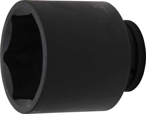 Kraft-Steckschlüssel-Einsatz Sechskant, tief | Antrieb Innenvierkant 25 mm (1") | SW 95 mm