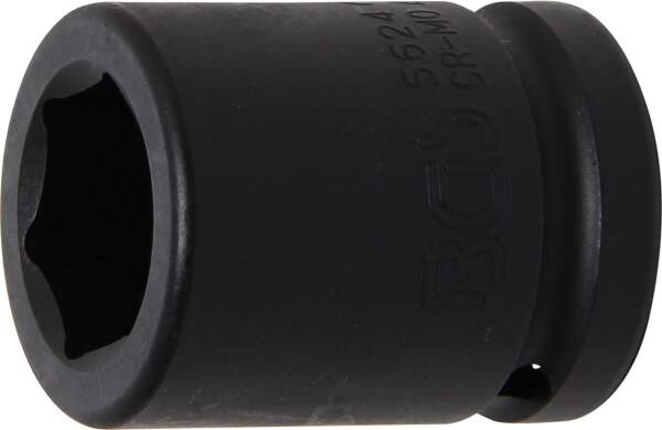 Kraft-Steckschlüssel-Einsatz Sechskant | Antrieb Innenvierkant 20 mm (3/4") | SW 24 mm