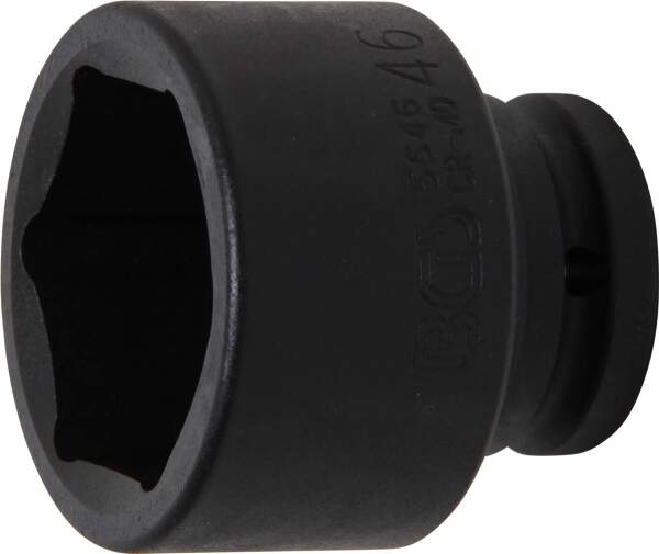 Kraft-Steckschlüssel-Einsatz Sechskant | Antrieb Innenvierkant 20 mm (3/4") | SW 46 mm