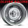 7x15 Rally Wheel FELGE STAHLFELGE Rallye 5x4.5/4.75 LK Corvette Camaro Nova 7J15