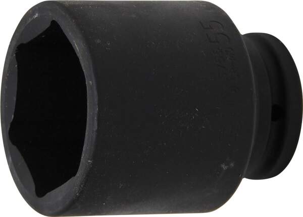 Kraft-Steckschlüssel-Einsatz Sechskant, tief | Antrieb Innenvierkant 20 mm (3/4") | SW 55 mm