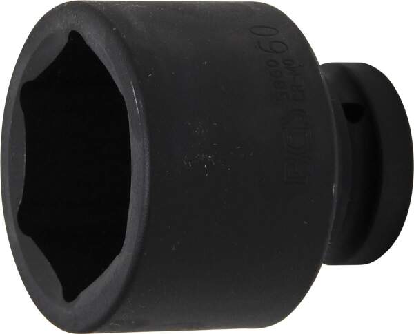 Kraft-Steckschlüssel-Einsatz Sechskant | Antrieb Innenvierkant 25 mm (1") | SW 60 mm